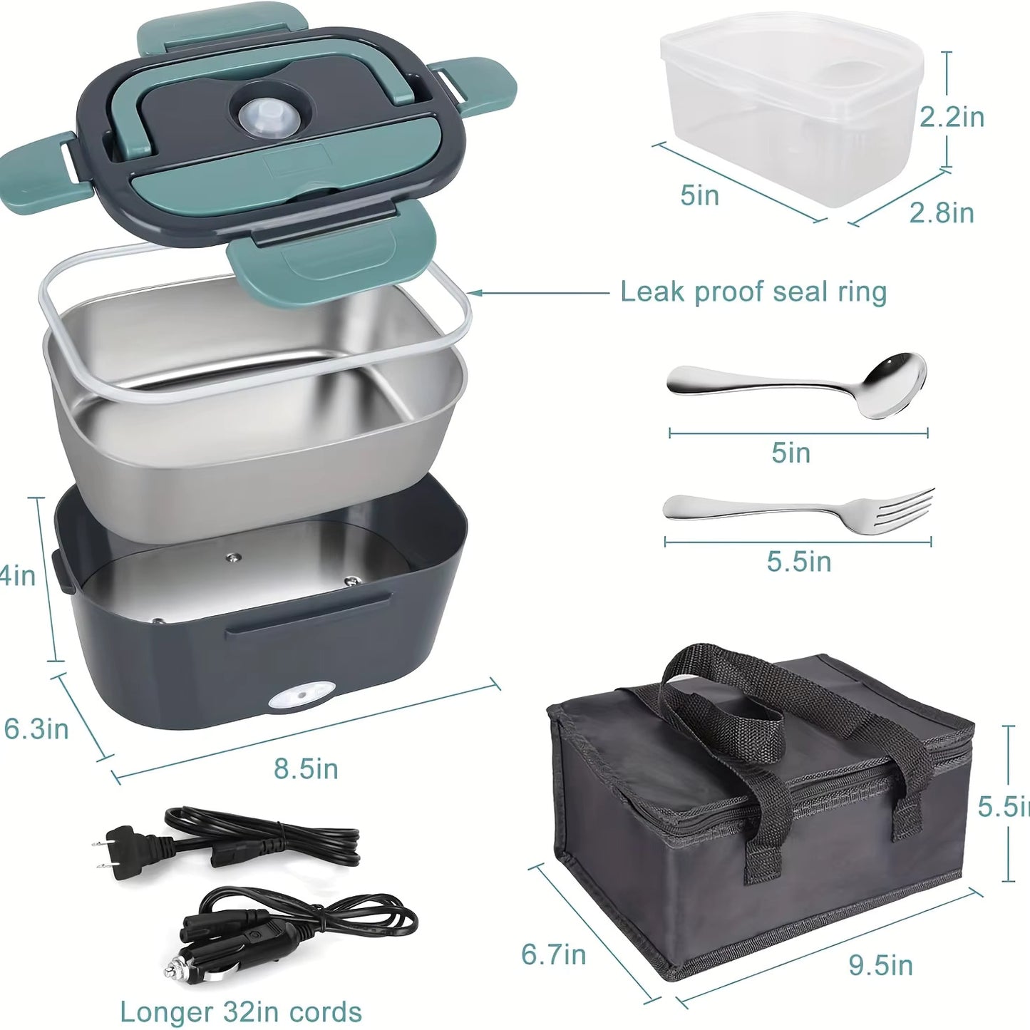 Vantanda: Heavy Duty Electric Heated Lunchbox